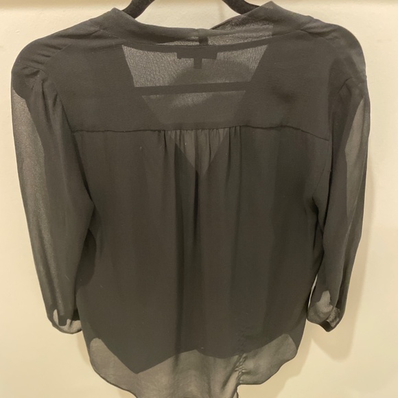 Aritzia |  Babaton | Sheer Oversized Blouse | Silk | XS - Picture 2 of 4